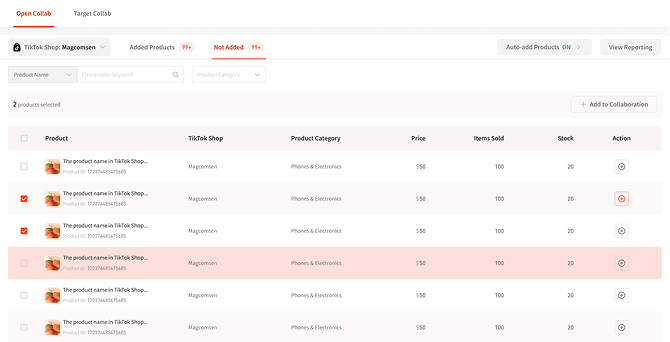 TikTok Affiliate Sales Dashboard